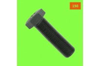 Fine Thread Screws : 150 Thread - Hex Head - Black 8.8 Steel, Fully Threaded, DIN 961 - 150 Thread