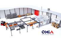 Powder coating solution