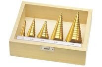 Stepped Drill Kit, 5 pieces