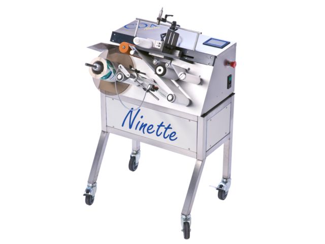 Semi-Automatic Labelling Machine for Flat or Oval Products - Ninette Flat Products Model