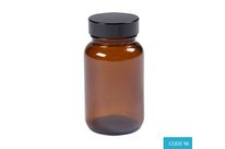 15ml Glass Powder Amber Jar - CODE 96
