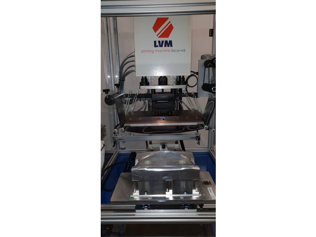 Rolling hot stamping machine for glass LVM 20 TC