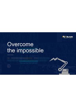 Challenge Robsim to optimise your manufacturing environment