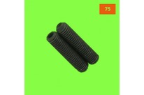 Fine Thread Screws : 75 Thread - Headless, Hex Socket - Cup Point, Black 14.9 Steel, DIN 916, 75 Thread