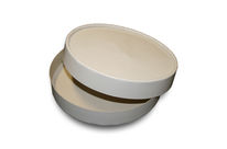 Crimped cardboard box for cheese products.