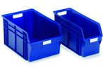 Storage bins from recycled plastic