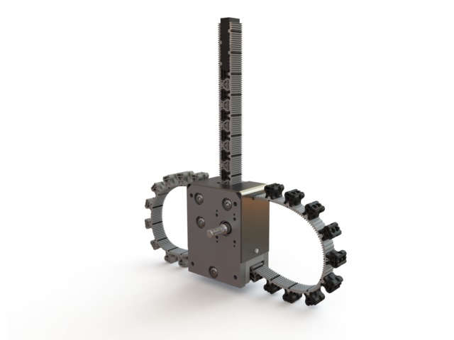 Rigibelt - mechanical amagnetic actuator