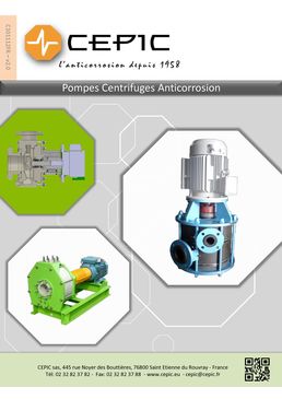 CEPIC corrosion resistant centrifugal pumps