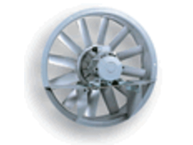 Industrial range : Short cased axial flow fans for high pressures : AXIAN POWER