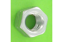 Nuts : Self-Locking Nuts - Single Slot Self-Locking Nut - ESN H100 Nut, White Zinc Steel