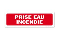 Fire hydrant warning sign