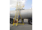 Safety mobile ladder for tankers