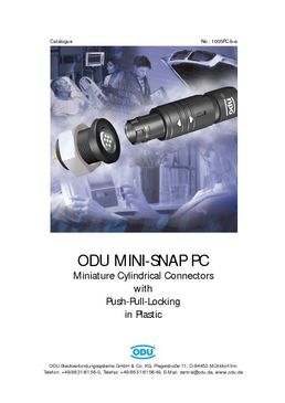 ODU MINI-SNAP PC PRESENTATION