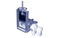 Fluidized cock slide valve