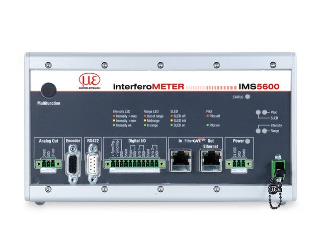 White light interferometer for absolute distance measurement | interferoMETER IMS5600-DS