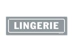 Linen room identification sign - Grey background