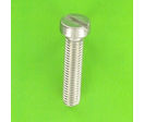 Metal Screws : Round Head - Slotted Cheese Head, DIN 84 - A2 Stainless Steel