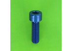 Hex Socket Screws : Hex Socket Round Head - Aluminium - Blister pack of 5 Hex Socket Round Head Screws, P60 OA Aluminium, Blue