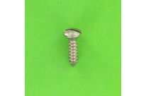 Sheet Metal Screws : Slotted Raised Countersunk Head - Slotted Raised Countersunk Head Sheet Metal Screw, A2 Stainless Steel, DIN 7973