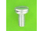 Metal Screws : Round Head - Slotted Pan Head DIN 85 - White Zinc Steel