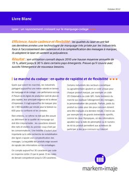 Laser technology: increasingly popular for marking and coding