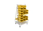 Louvered Panel Bin Trolley | CC 21181-03 