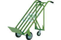 Single front swiveling axle trailer