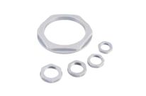 Lock nuts in Polyamide 6 with 30% glass fibre : PLIO-CE