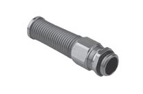 Cable glands nickel-plated brass with antikink spring