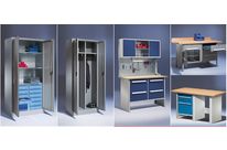 Cabinets and furnishings in steel