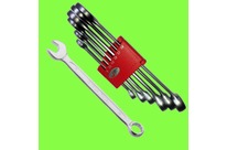 Wiha : WIHA Clés Plates - Clés Mixtes Chromées - Jeu de Clés Mixtes Chromées 6 pièces (8 à 18)