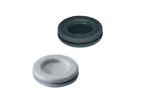 HELAVIA® membrane grommets DG in black polychloroprene rubber