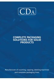 Catalogue Complete packaging lines for solid products