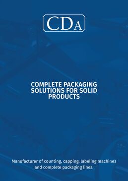Complete packaging lines for solid products