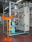 Resistance welding station for ring / rod
