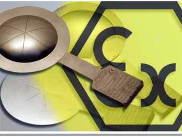 ATEX certified rupture discs