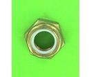 Nuts : Self-Locking Nuts - Nylstop Self-Locking Hex Nut - Nylstop Nut, Brass, DIN 985