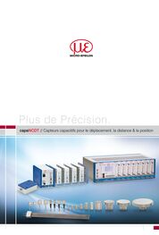 Capacitive sensors for displacement and position measurement