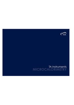 2012 Microcalorimetry Brochure