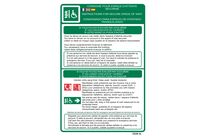 Instructions for secure waiting areas - 3 languages (FR/EN/ESP)