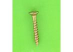 Wood Screws : Wood Screw, Countersunk Pozidriv Head - Wood and Chipboard Screw, Countersunk Pozidriv Head, Yellow Zinc Steel