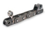 Pan conveyor chain for sinter transport