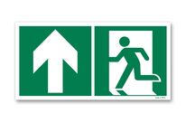 Left door climb picto evacuation sign