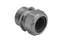 Cable glands of steel, rustproof, for high temperature applications
