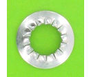 Washers and Circlips : Lock Washers - External Tooth - &quot;JZ&quot; Internal Toothing - Steel - &quot;JZ&quot; Internal Toothing Washer, White Zinc  Steel, DIN 6798J
