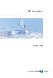 Catalogue Hydrocolloid  Brochure JRS RETTENMAIER