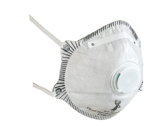 FFP2 mask with active carbon valve