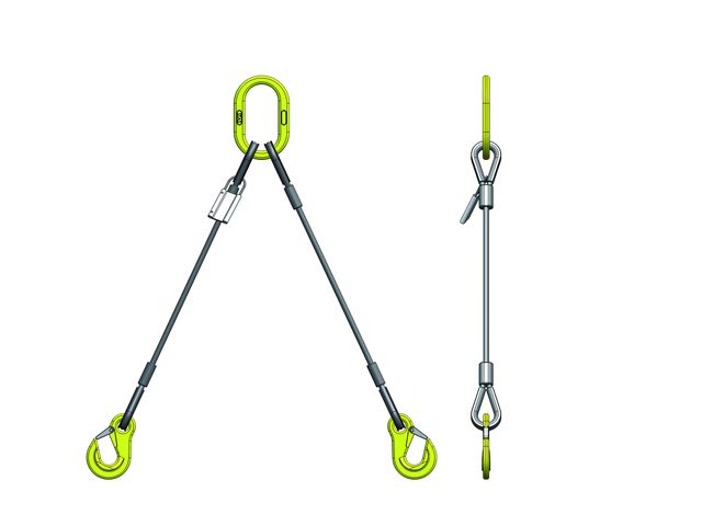 2-leg wire rope sling