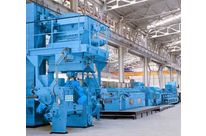 BLASTING PRINCIPLE 6-WHEEL SHOT BLAST MACHINE