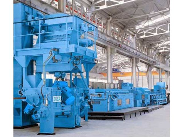 BLASTING PRINCIPLE 6-WHEEL SHOT BLAST MACHINE